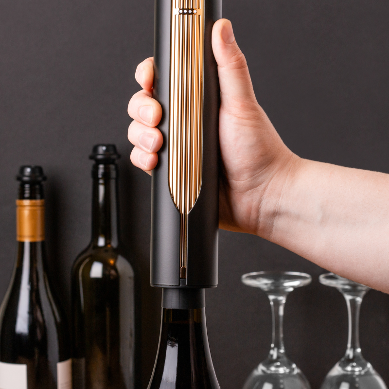 Electric Wine Bottle Opener rechargeable automatic corkscrew with USB base