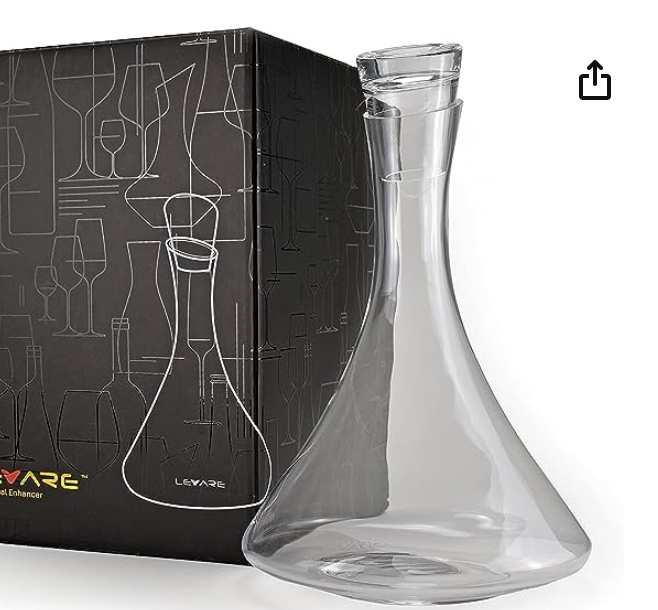 Levare Replacement Decanter – Premium Aerating Glassware