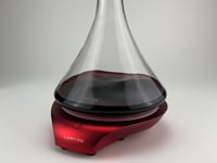 LEVARE Naturally Aerating Decanter and Revolving Base - Premium Aeration with the Sommeliers Swirl - Perfectly Ages Your Wine in Minutes